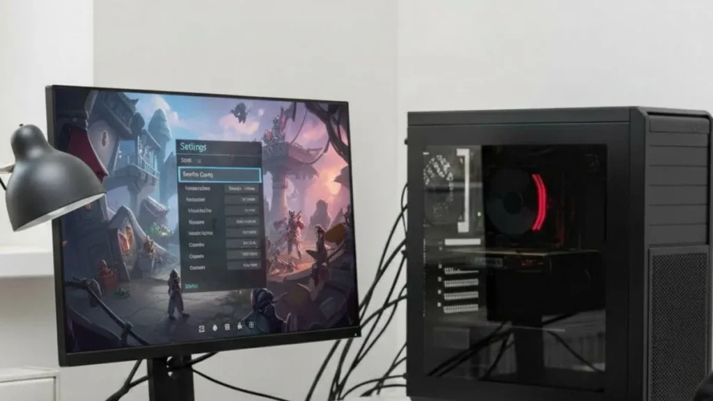 Adjusting in-game graphics settings to reduce high GPU usage while gaming