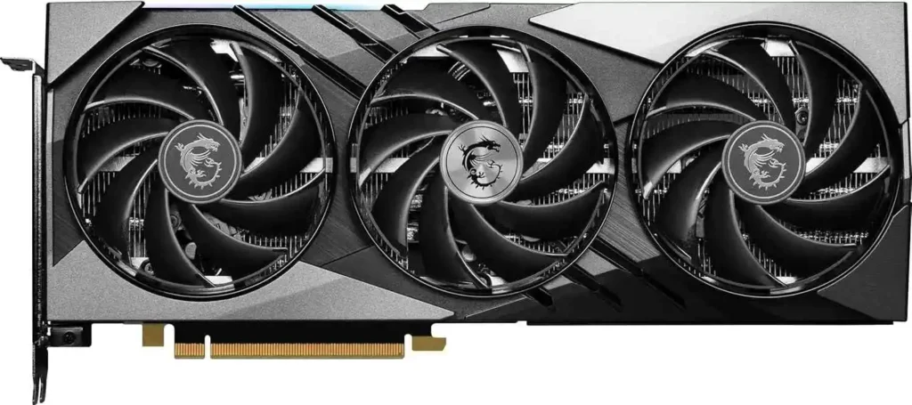 NVIDIA RTX 4070 Ti Super graphics card showing upgraded memory and cooling design